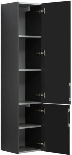 Шкаф-пенал Aquanet Алвита 00240197 40х160 подвесной цвет серый - фото 2