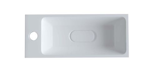 Раковина из искусственного камня Uperwood Modul 2911020337 50х20 полувстраиваемая цвет белый - фото 5