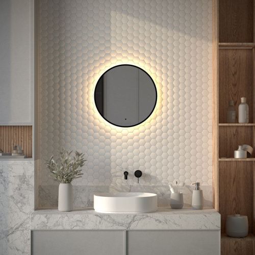 Зеркало с подсветкой Defesto AURA DF 2992R 50х50 подвесное - фото 3