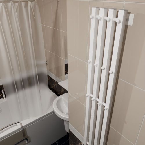 Полотенцесушитель электрический Altasan АргоЛюксПроф АргоЛюксПроф12021БМ 20х120 белый - фото 3