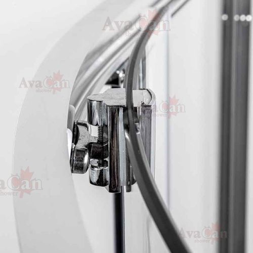 Душевой уголок AvaCan HC120MT 120х120 стекло прозрачное профиль хром без поддона - фото 5