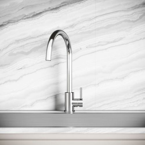 Смеситель для кухни Sancos Stainless SC12001SS на мойку нержавеющая сталь - фото 4