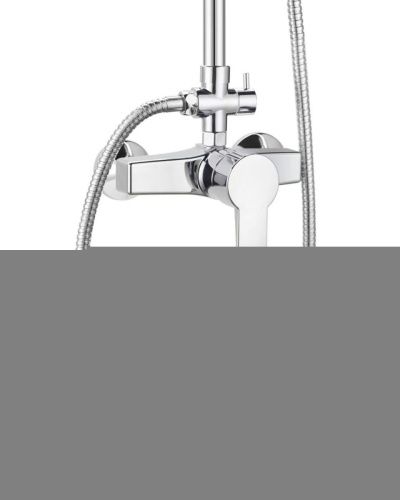 Душевая стойка OneLife P01-912cr настенная цвет хром - фото 4