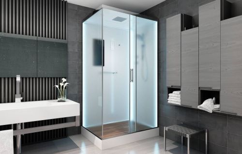 Душевая кабина AvaCan D129SLED 120х90 прямоугольная с крышей ориентация универсальная - фото 3