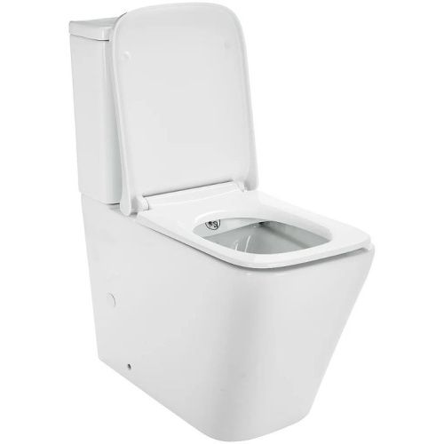 Унитаз напольный с бачком WeltWasser WW SK GELBACH 001 ST GL-WT (10000006090) белый с сиденьем микролифт безободковый душевой смыв - фото 2