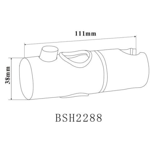 Держатель для душа Bond BSH2288 черный - фото 3