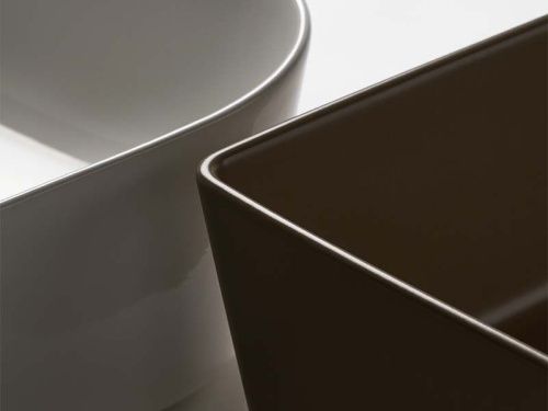 Раковина из сантехнического фаянса Hatria HAPPY HOUR Y8AK01 60х40 накладная цвет белый - фото 2