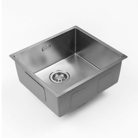 Кухонная мойка Grandex Aqua 501086 50х45 цвет серый поверхность матовая