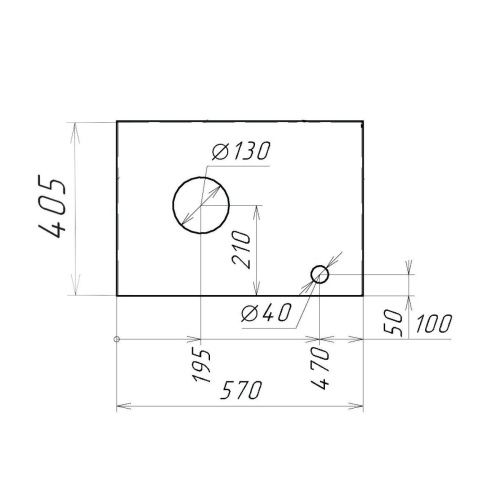 Столешница Grossman Флай 506002 60х40 накладная цвет серый - фото 4