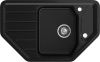 Кухонная мойка Granfest Corner C-800E черный 80х50 цвет черный поверхность матовая