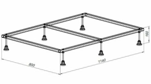 Каркас для поддона Allen Brau 8.00004 - фото 3