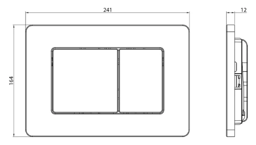 Сет унитаз + инсталляция + кнопка CC.300.80.01+FP.310.BSS.05+CR25200 - фото 4