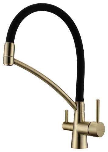 Смеситель для кухни Paulmark SIEGEN Si213111-BR на мойку бронза