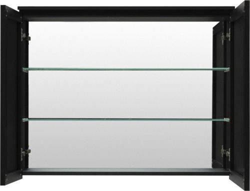 Зеркало-шкаф De Aqua Алюминиум 261761 100х80 подвесной - фото 3