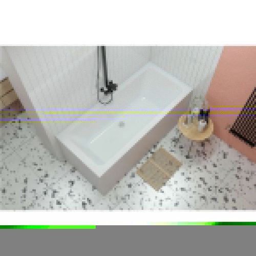 Ванна акриловая Lavinia Boho Pure 37100080 180х80 встраиваемая прямоугольная без каркаса - фото 3