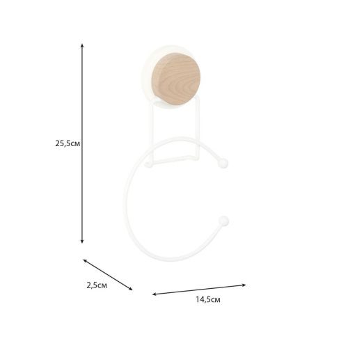 Полотенцедержатель Fixsen Magic white FX-47011 - фото 4