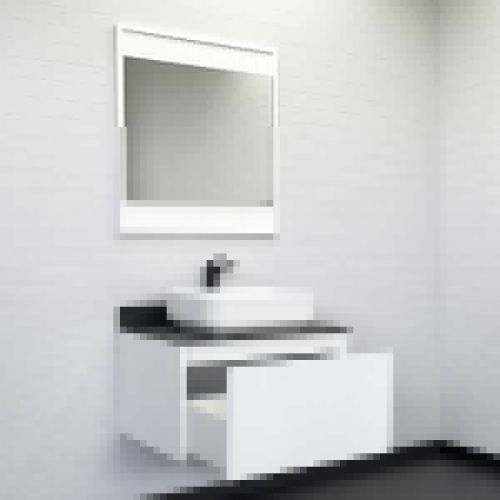 Тумба с раковиной Comforty Марсель 00-00013395CF 80х50 подвесная цвет белый - фото 5