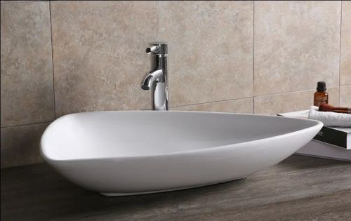 Раковина из сантехнического фарфора Cerutti SPA CR7014 70х40 накладная цвет белый без отверстий под смеситель - фото 4