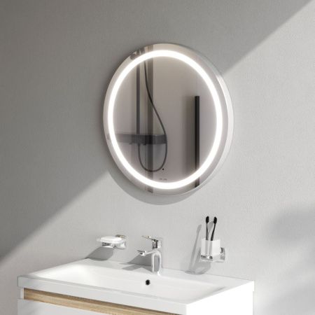 Зеркало с подсветкой Am.Pm X-Joy M85AMOX0801WG 80х80 подвесное