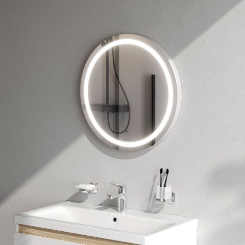 Зеркало с подсветкой Am.Pm X-Joy M85AMOX0601WG 60х60 подвесное - фото 4