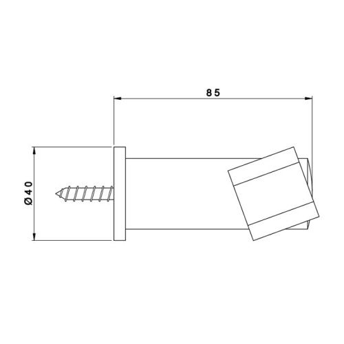 Держатель для душа Nicolazzi Doccia 7136CR хром - фото 2