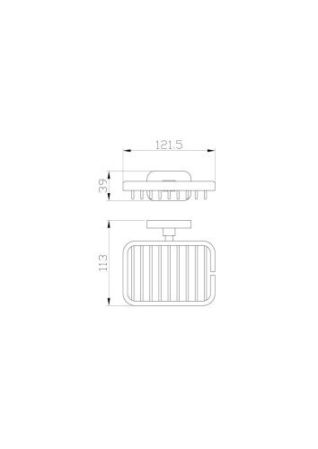 Мыльница с держателем Wonzon & Woghand Graffity WW-9324 - фото 2
