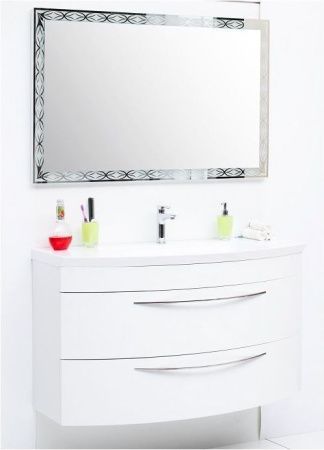 Зеркало с подсветкой De Aqua Тренд TRN 406 120 120х80 подвесное