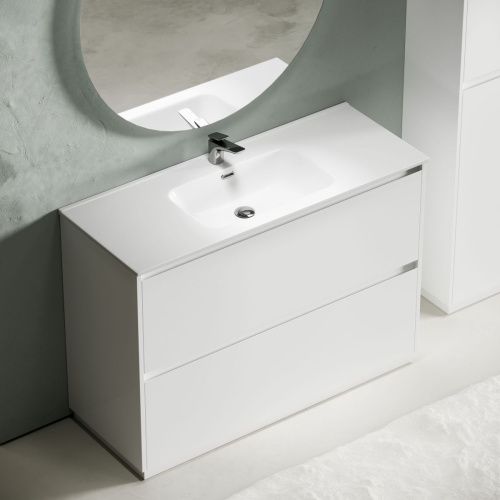 Тумба под раковину Sancos Libra Floor LB120F-1W 120х50 напольная цвет белый - фото 4