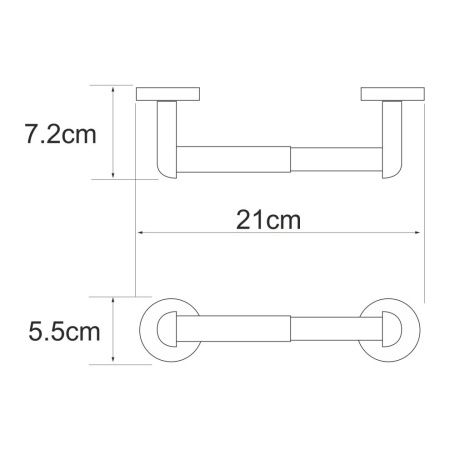 Бумагодержатель WasserKRAFT 6222