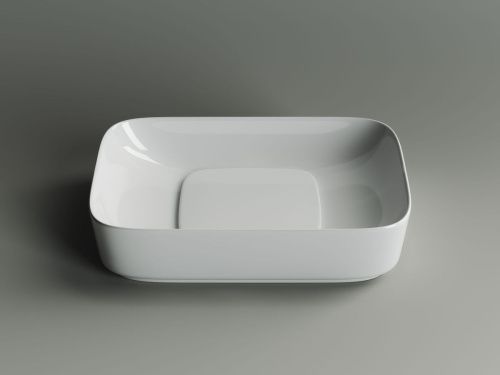Раковина из сантехнического фарфора Ceramica Nova ELEMENT CN5021 60х40 накладная цвет белый без отверстий под смеситель - фото 4