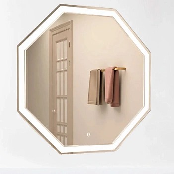 Зеркало с подсветкой Art&Max ARGO AM-Arg-800-800-DS-F 80х80 подвесное