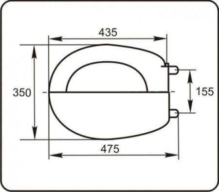 Крышка сиденье для унитаза Santek Бриз 1WH301947
