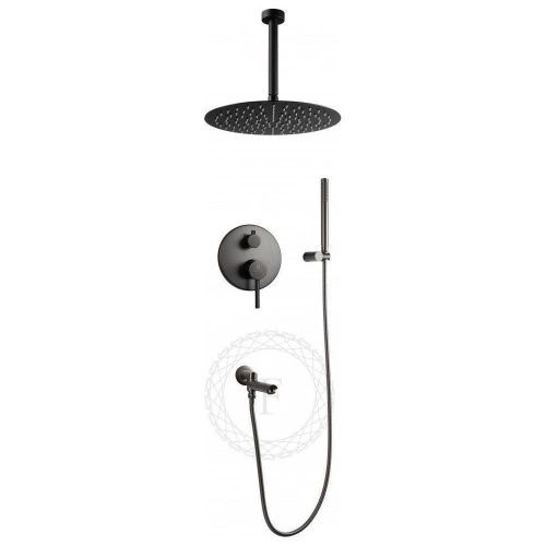 Душевая система Filarete FL1022BG встраиваемая в стену цвет серый - фото 2