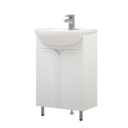 Тумба под раковину Corozo Сириус SD-00001437 50х30 напольная цвет белый