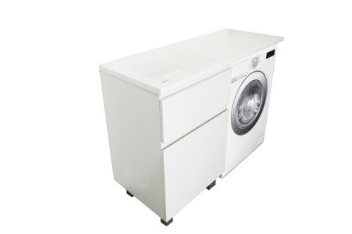 Тумба с раковиной Эстет Dallas Luxe 140 ФР-00002519 70х50 напольная цвет белый - фото 2