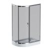 Душевой уголок Am.Pm Like W83G-302U120CG 120х80 стекло тонированное профиль хром без поддона