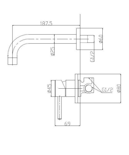 Смеситель BelBagno ETNA ETN-BLVM-IN на раковину сатин - фото 2