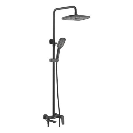 Душевая стойка Shevanik S8536H настенная цвет черный