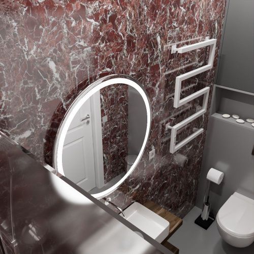 Полотенцесушитель электрический Altasan ШалимарПроф ШалимарПроф8050БМ 50х85 белый - фото 2