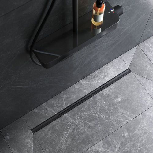 Душевой лоток Am.Pm MasterFlow W01SC-S11-080-05BM 80х10 черный - фото 3