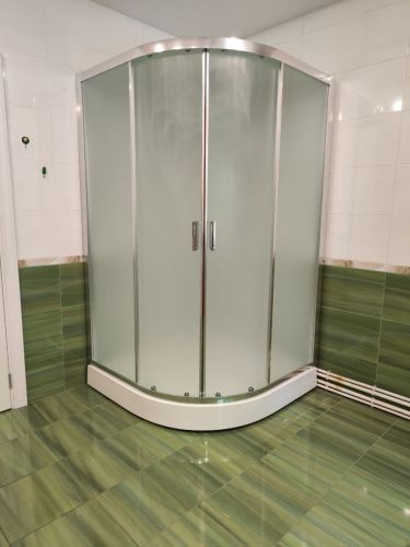 Душевая кабина Frank 200777 80х80 четверть круга с крышей ориентация универсальная - фото 3