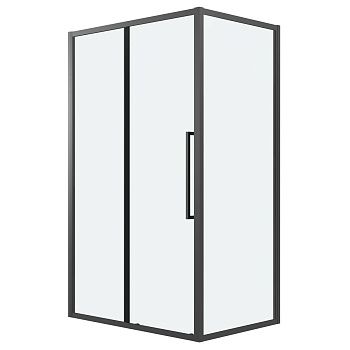 Душевой уголок Grossman Cosmo 120.K33.02.1370.21.00 130х70 стекло прозрачное профиль черный без поддона