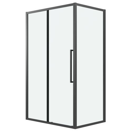 Душевая перегородка Grossman Cosmo 200.K33.02.70.21.00 70х195 стекло прозрачное профиль черный - фото 2