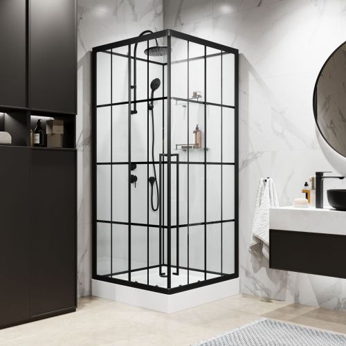 Душевая кабина Niagara Standart ST90/15QL/KL/BKT 90х90 квадратная без крыши ориентация левая - фото 3