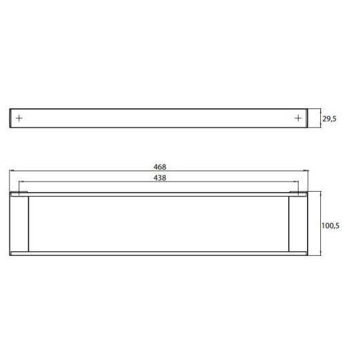 Рейлинговая система для аксессуаров Emco Liaison 1866 001 46 - фото 2
