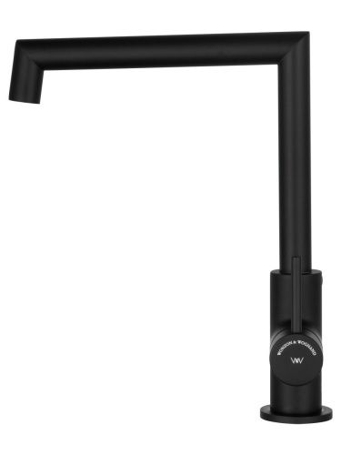 Смеситель для кухни Wonzon & Woghand WW-L1005-MB на мойку черный - фото 2