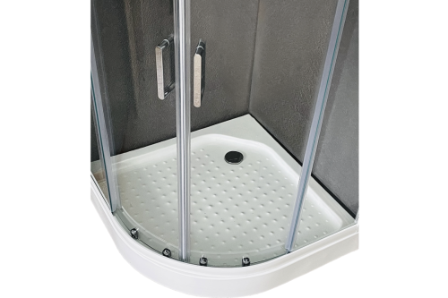 Душевой уголок Royal Bath HK RB90HK-T 90х90 стекло прозрачное профиль белый с поддоном - фото 2