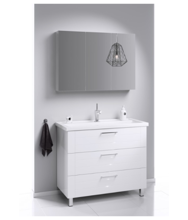 Тумба под раковину Aqwella Y MAN01103 100х50 напольная цвет белый