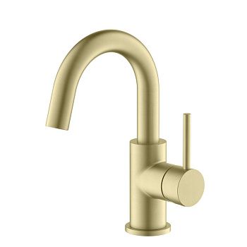 Смеситель Aquatek Европа AQ1307BG на раковину золото