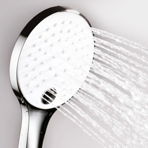 Душевая лейка Wasserkraft A061 цвет белый/хром - фото 3